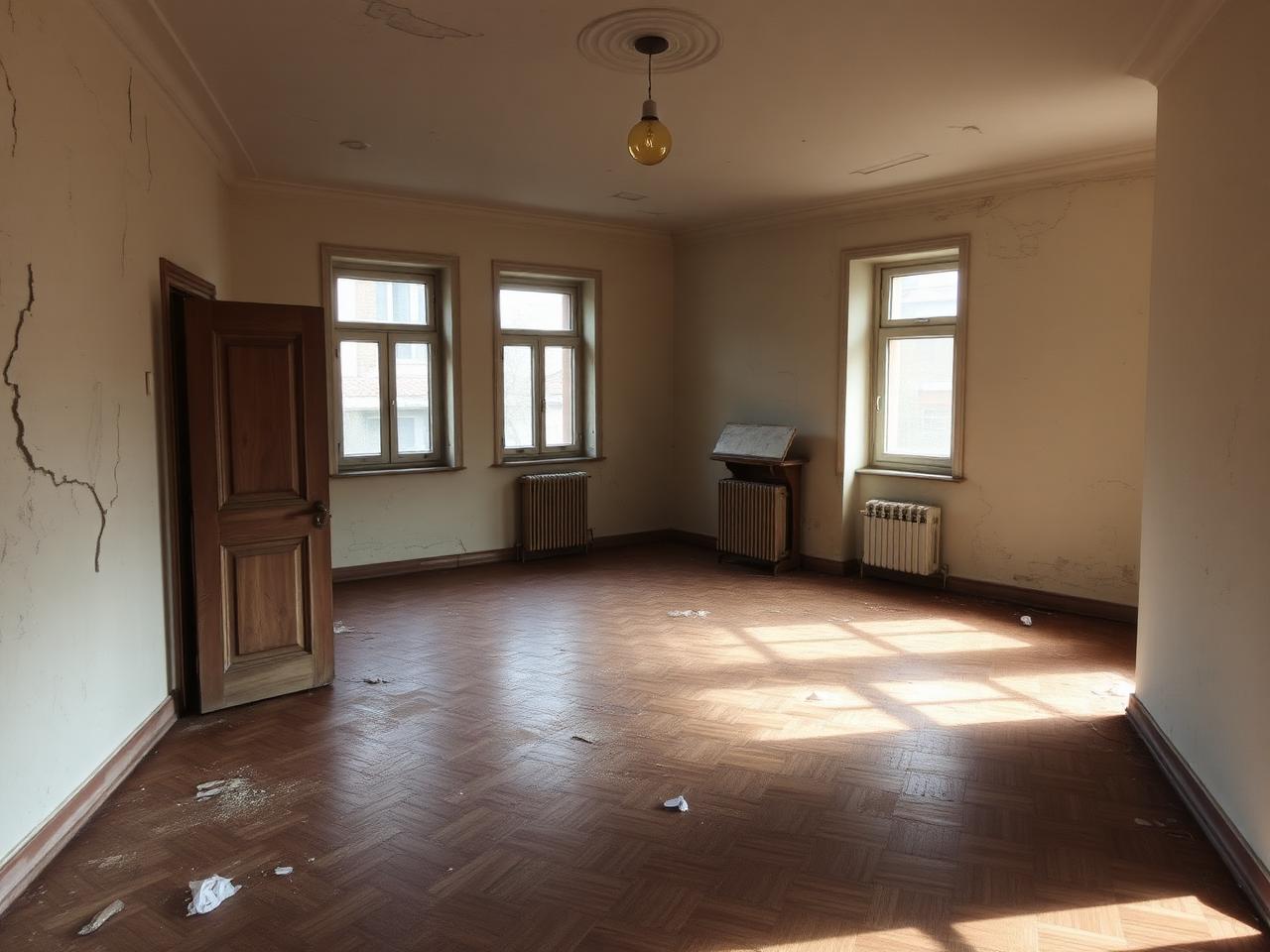 Salon avant rénovation
